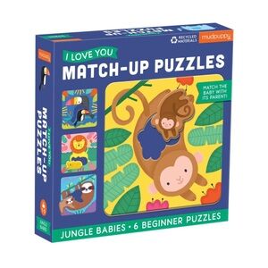 Mudpuppy I Love You Match-Up Puzzles